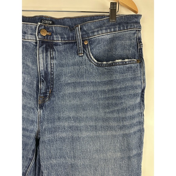 J. Crew Factory Slim Boyfriend Jean All-Day Stretch Plus Size 34 BT047 Blue Wash - Picture 4 of 12